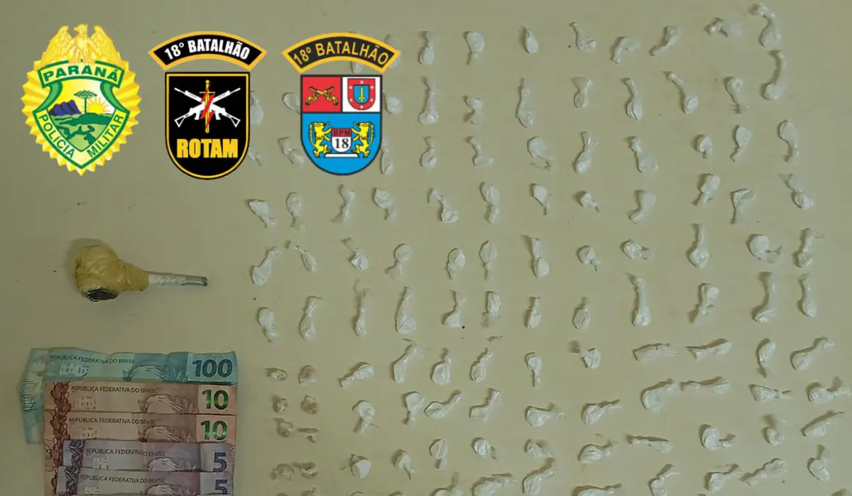 Ação policial resulta na prisão de suspeito por tráfico de drogas em Andirá